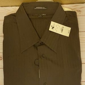 Express Modern Fit Long Sleeve Men's Shirt